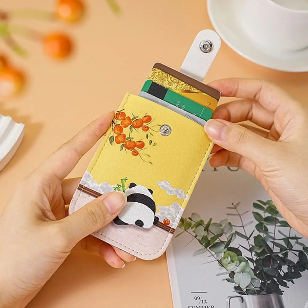 Cute Animals Laminated Concealed Mini Pull-Out Card Wallet-Catonomy-Catonomy