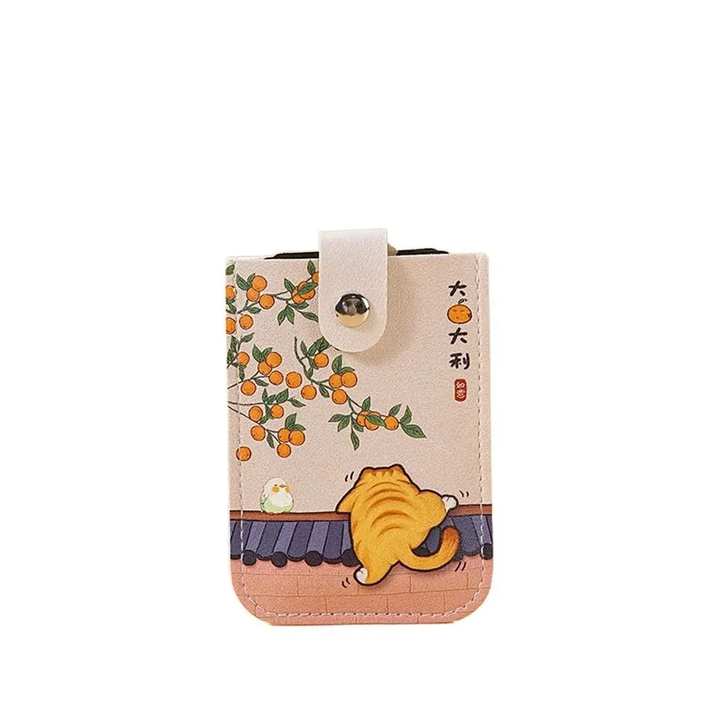 Cute Animals Laminated Concealed Mini Pull-Out Card Wallet-Catonomy-Catonomy
