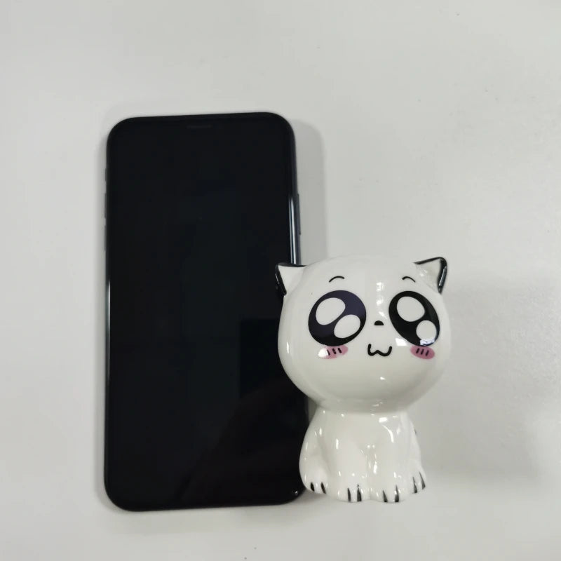 Mini Cute Cat Cartoon Decorative Ceramic Flowerpot-Catonomy-Catonomy