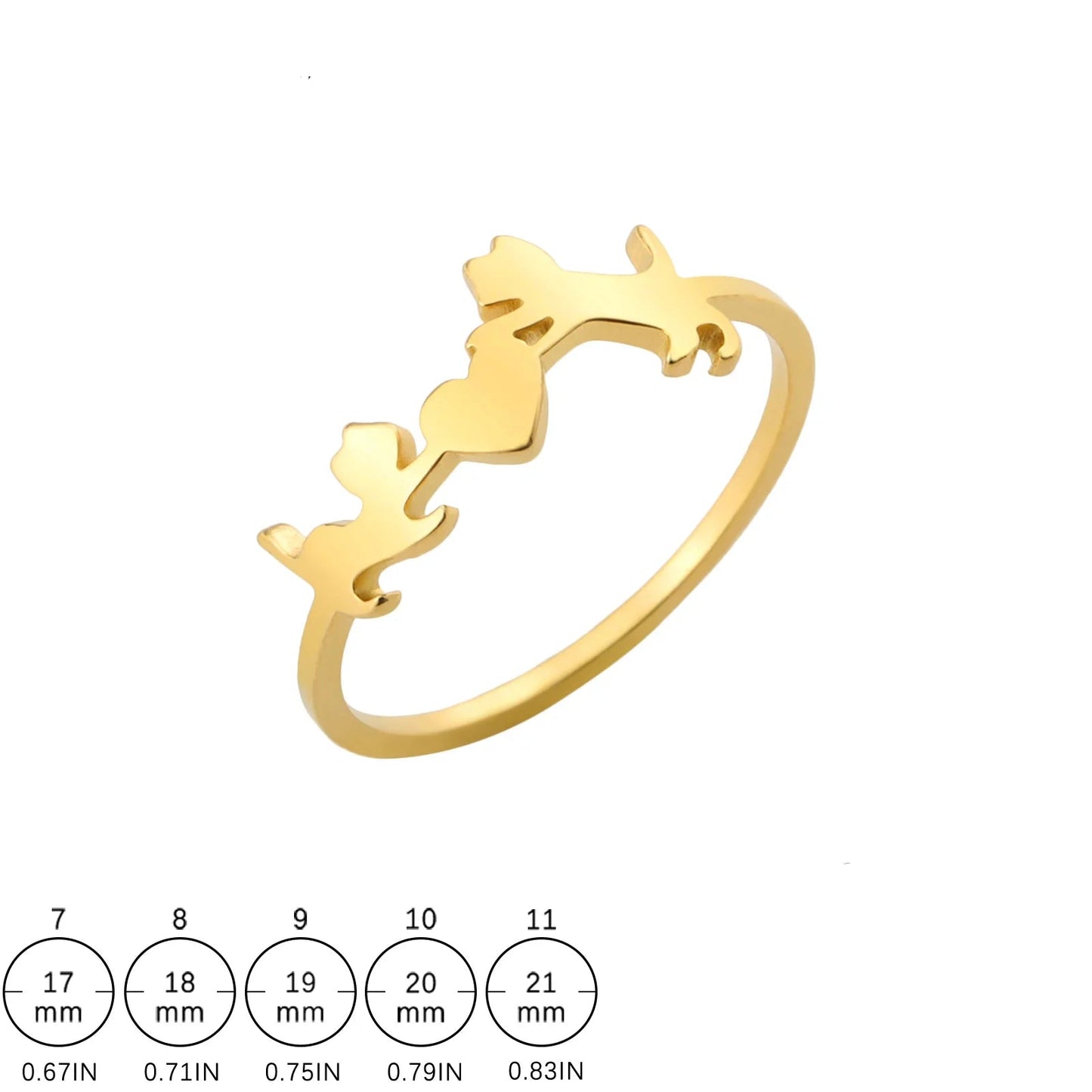 Romantic Cats Holding Heart Ring-Catonomy-Catonomy