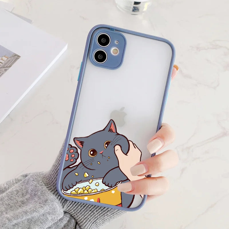 Various Style Cat iPhone Case-Catonomy-For iPhone 16 Pro Max-Naughty Grey Cat-Catonomy