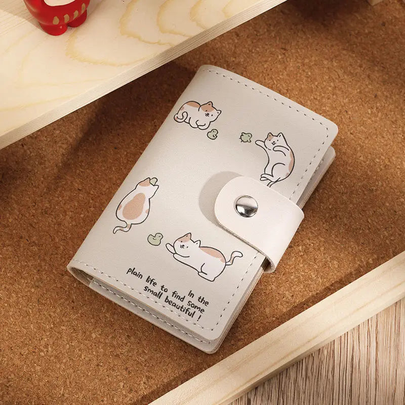 Adorable Animal Printed Cards Holder Organizer-Catonomy-Cat-Catonomy