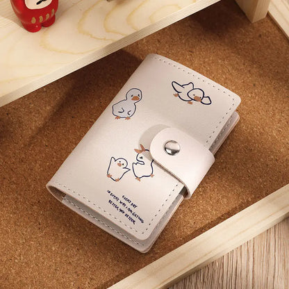 Adorable Animal Printed Cards Holder Organizer-Catonomy-Duck-Catonomy