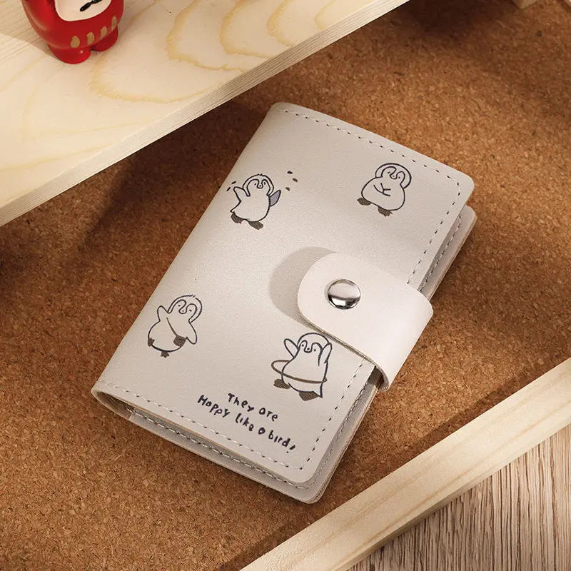Adorable Animal Printed Cards Holder Organizer-Catonomy-Penguin-Catonomy