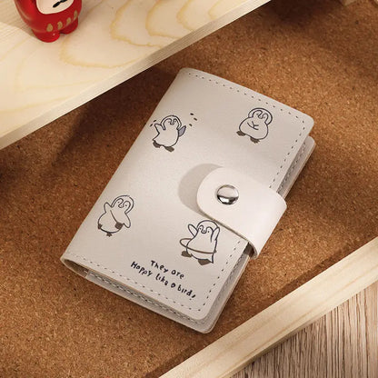 Adorable Animal Printed Cards Holder Organizer-Catonomy-Penguin-Catonomy