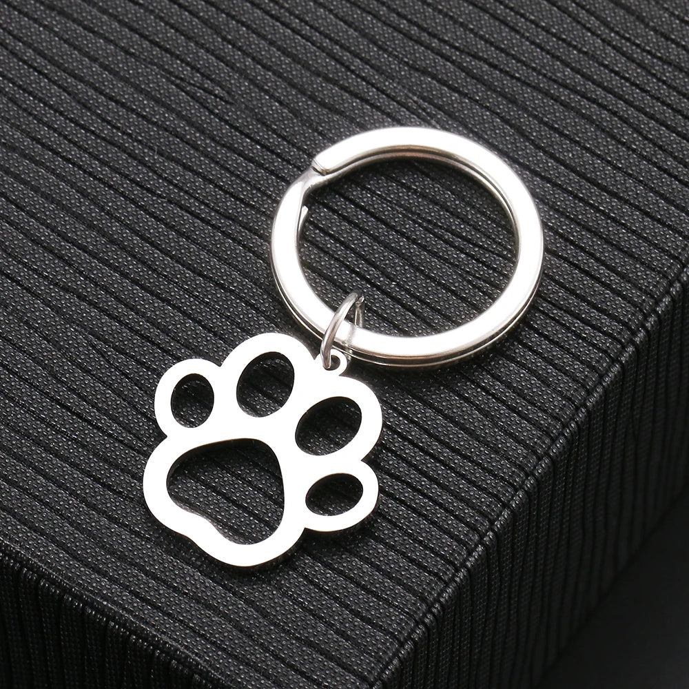 Cartoon Paw Silver Color Fashion keychain-Catonomy-Silver-Catonomy