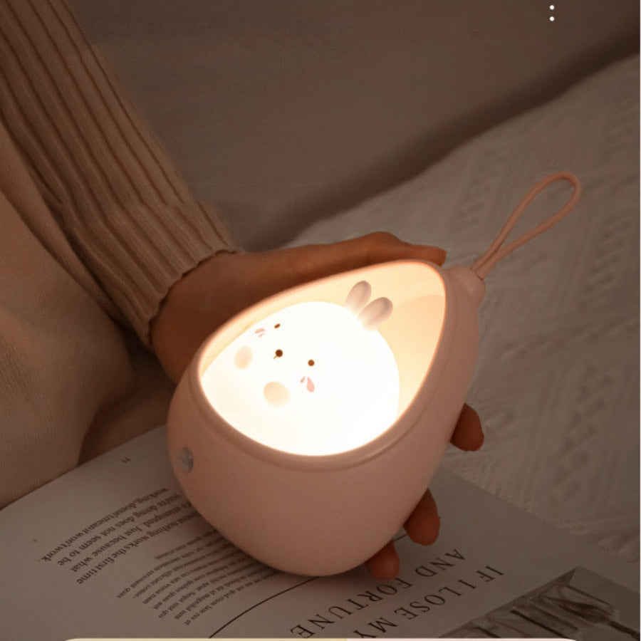 Cat And Rabbit Rechargeable Portable Night Light With Automatic Sensor-Catonomy-Catonomy