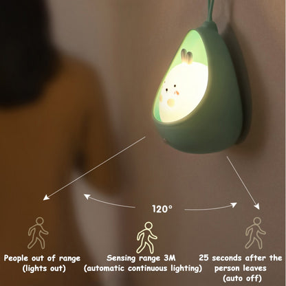 Cat And Rabbit Rechargeable Portable Night Light With Automatic Sensor-Catonomy-Catonomy