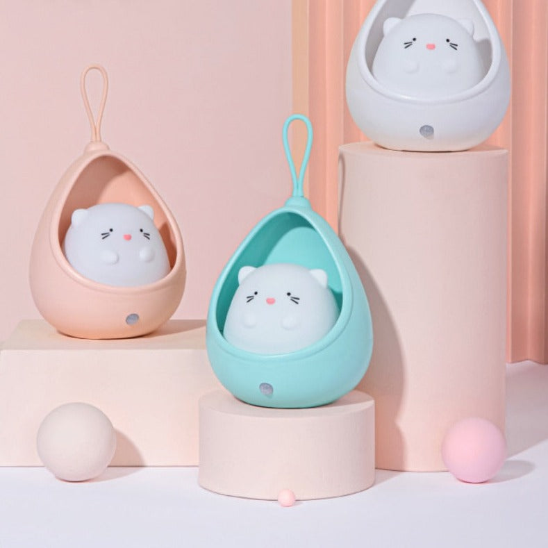 Cat And Rabbit Rechargeable Portable Night Light With Automatic Sensor-Catonomy-Catonomy