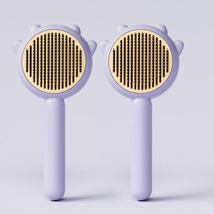 Cat Grooming Hair Removing Brush-Catonomy-2 Brushes - Purple-Catonomy