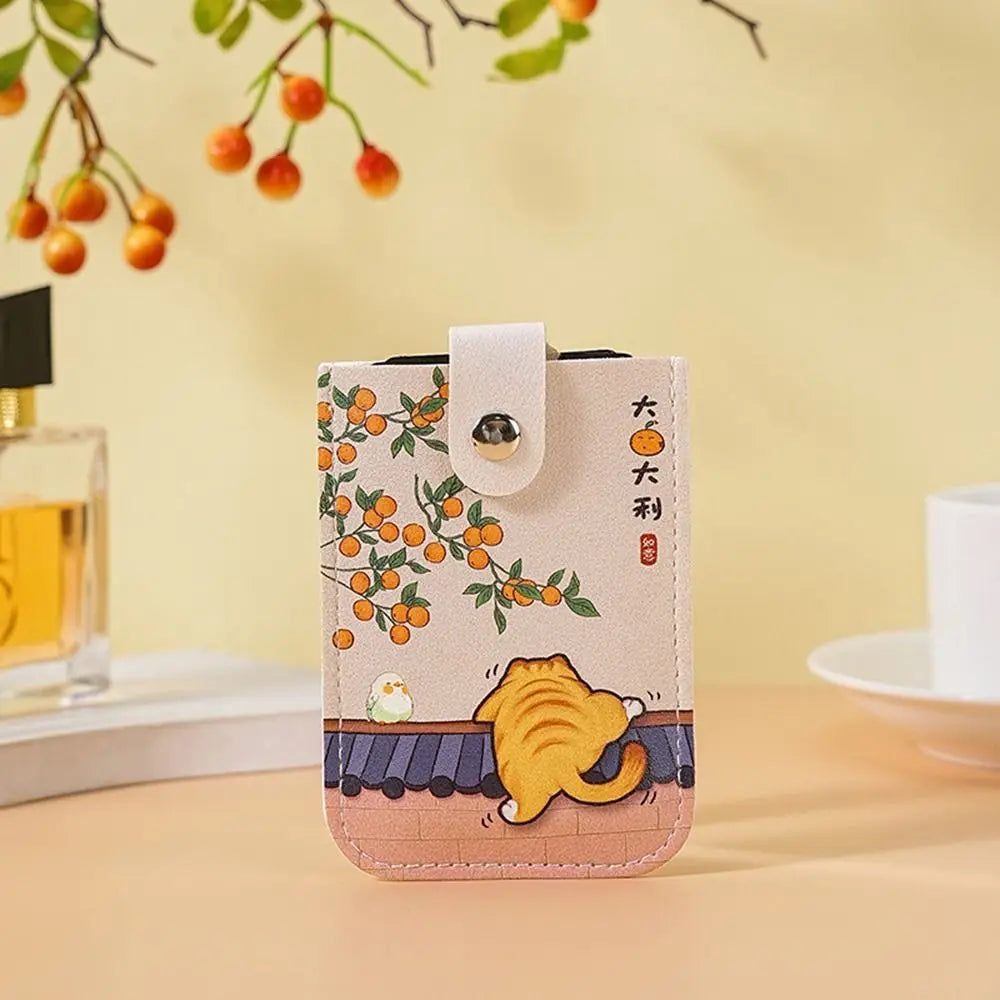 Cute Animals Laminated Concealed Mini Pull-Out Card Wallet-Catonomy-1-Catonomy