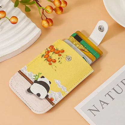 Cute Animals Laminated Concealed Mini Pull-Out Card Wallet-Catonomy-Catonomy
