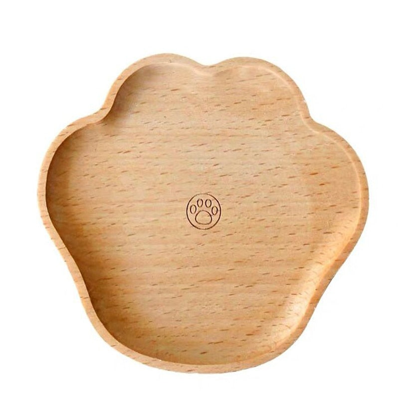 Cute Cat Paw Wooden Coaster-Catonomy-Little Paw Print-Catonomy