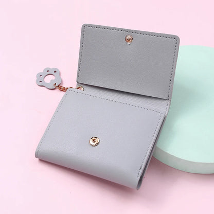 Cute Cat with Paw Zipper Fashion Women's Wallet-Catonomy-Catonomy