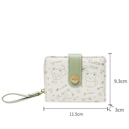 Playful happy Cat Card Holder And Wallet-Catonomy-Catonomy
